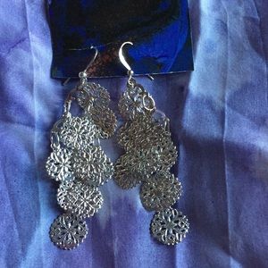 Sparkling Snowflake Earrings